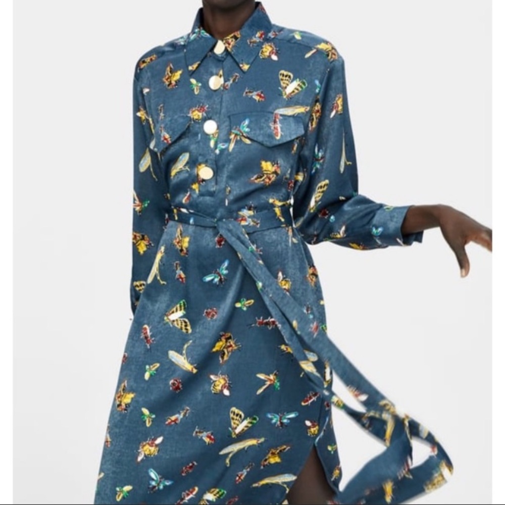 Zara - Jewel Toned Insect Dress - Picture 10 of 10